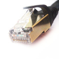 Cat7 Geschirmtes RJ45 Ethernet Patchkabel mit vergoldetem Stecker